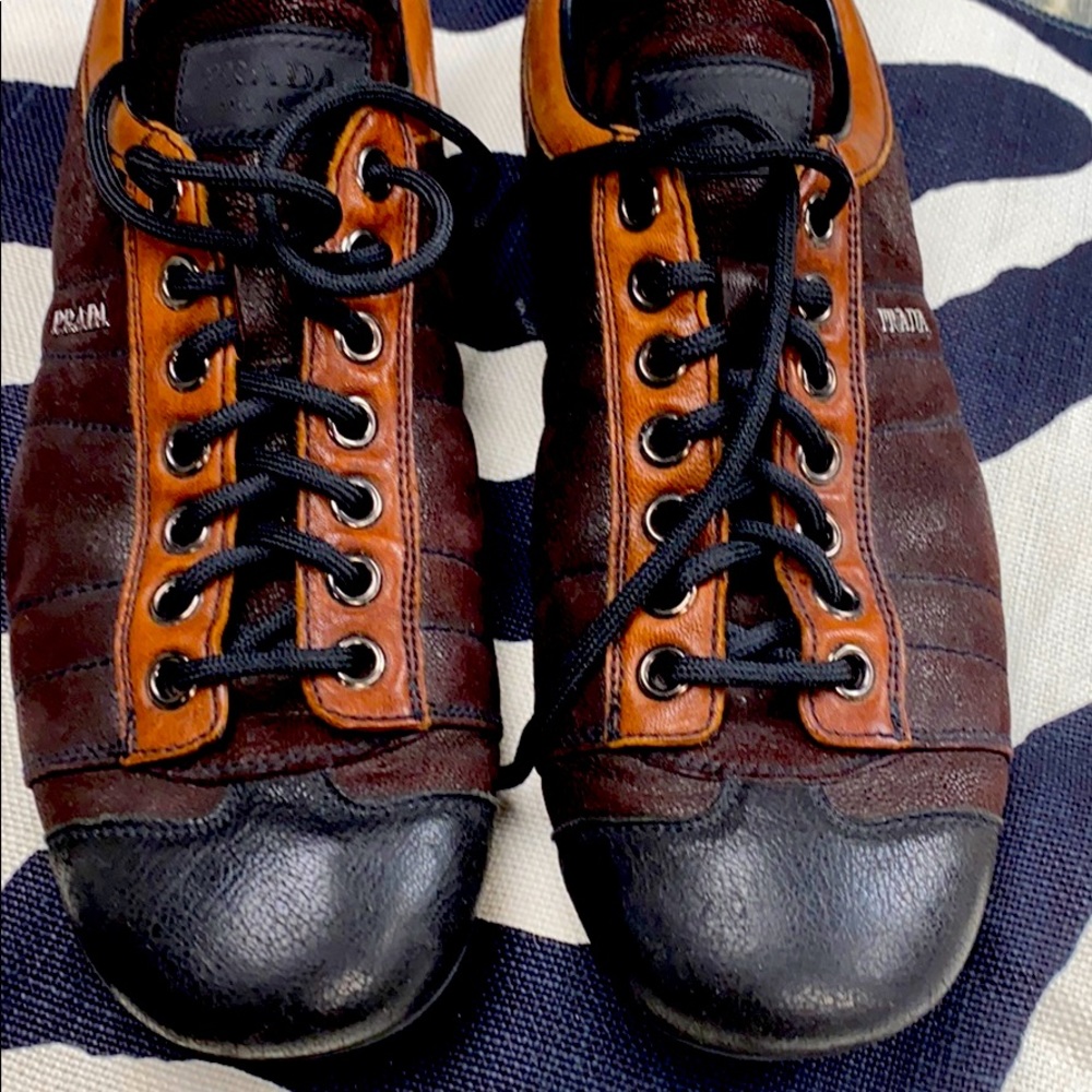Three year old Prada sneakers
